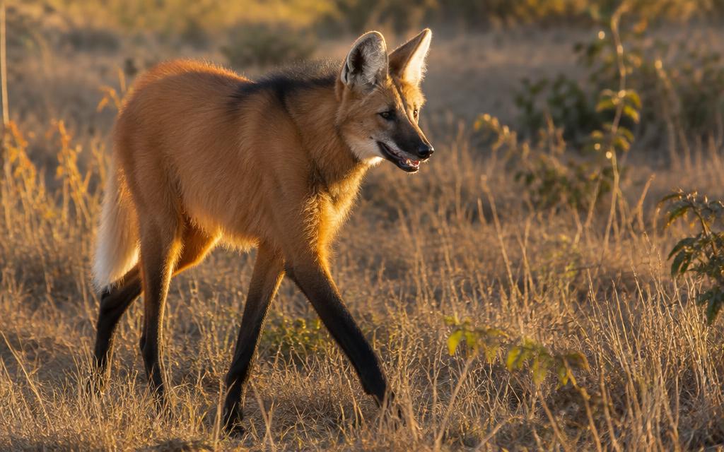 Ilustração de Lobo-guará